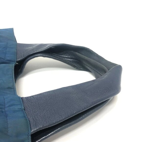 PRADA VA0677 Triangle logo Tote bag Nylon blue/SilverHardware - Picture 12 of 12